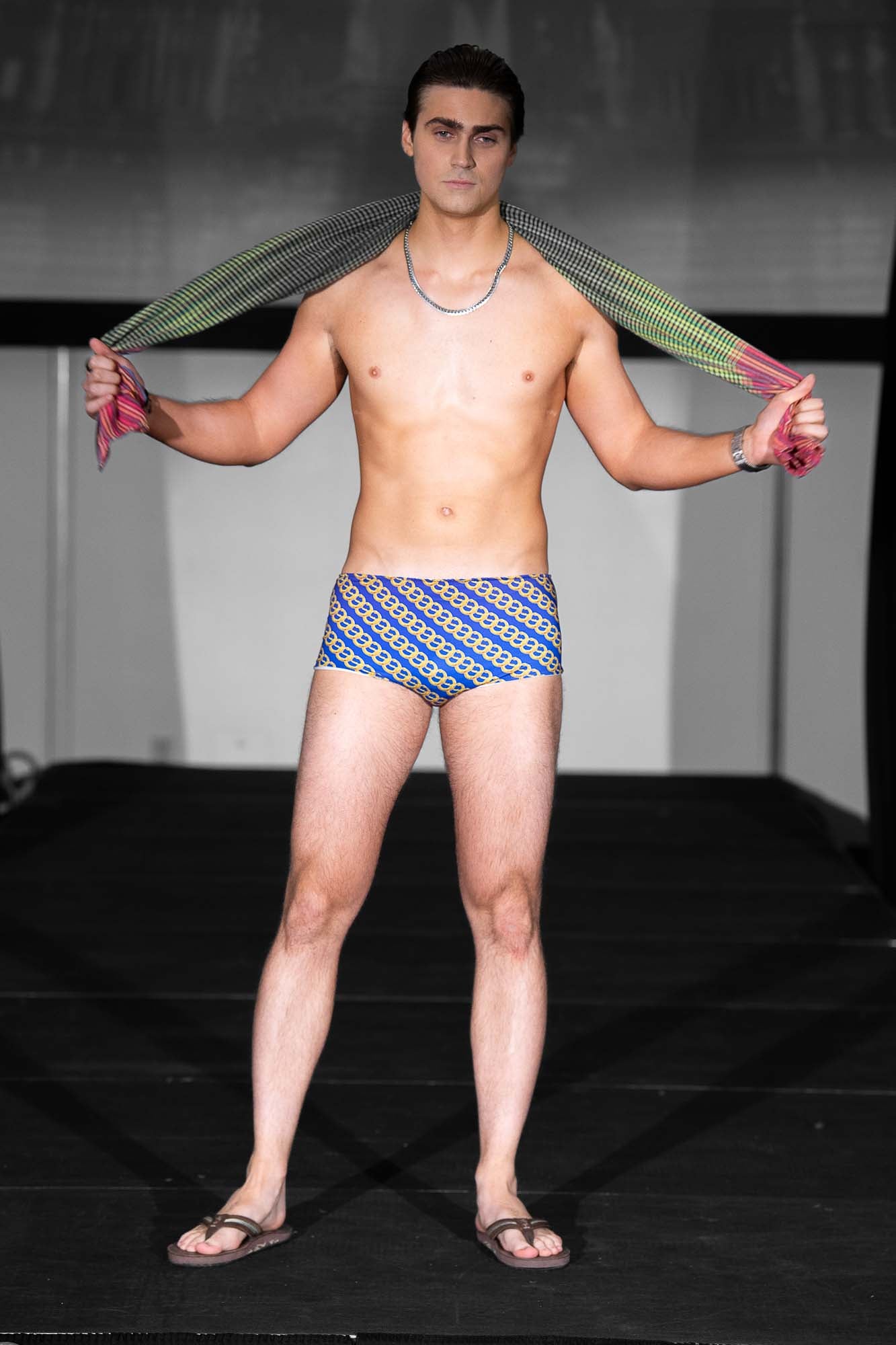Mens blue siwm trunks