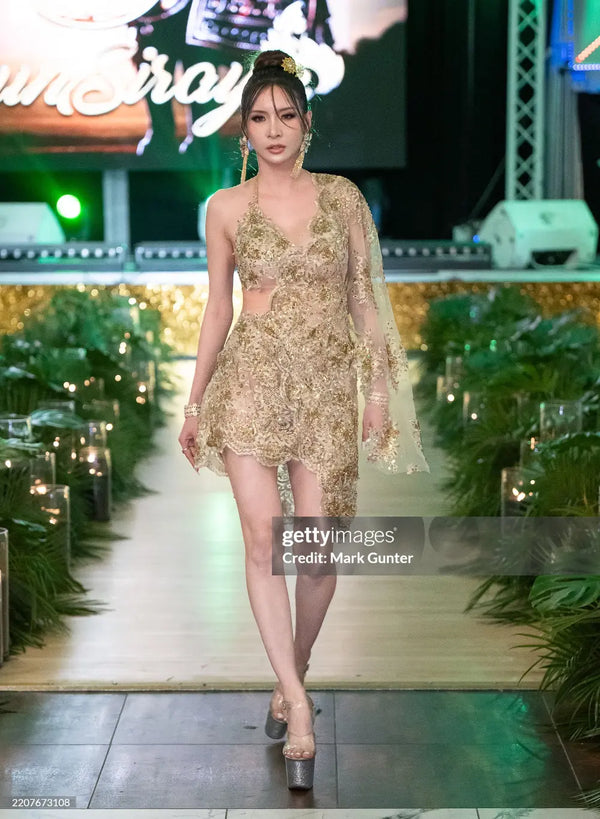 Golden Apsara Dress